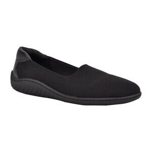 Easy Spirit Womens 8 M Gift2 Ballet Flat Black Flats Slip On NEW